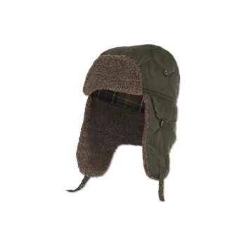 BARBOUR Polyamide Polyester Polyester Cotton Trapper Hats Unisex Green