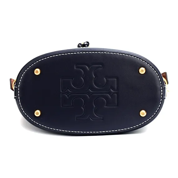 TORY BURCH T Monogram Bucket Bag Tory Navy-3