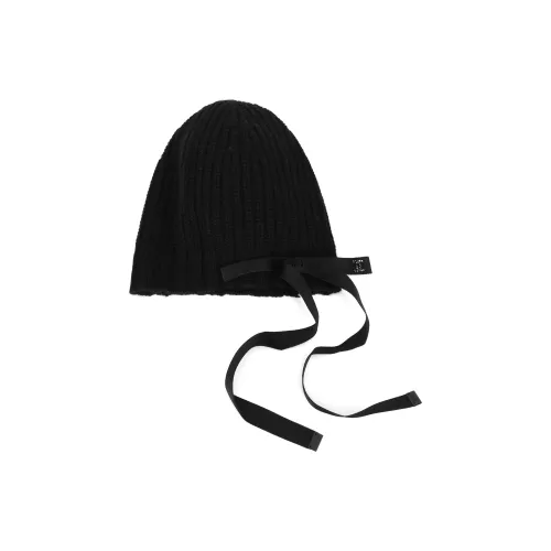 CHANEL Cashmere Hats & Caps Women's Black
