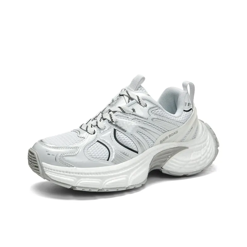 ZOIBBOE Cushioning, Slip Resistant, Abrasion Resistant, Height Increasing Low Top Chunky Sneakers Unisex-1