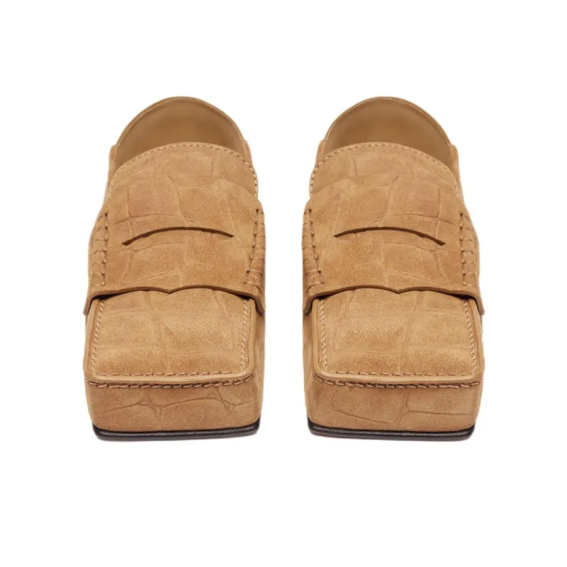 Jacquemus Carré Loafers Women's Brown-2