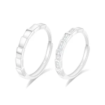 PRETTY DIARY S925 Silver Rings Unisex