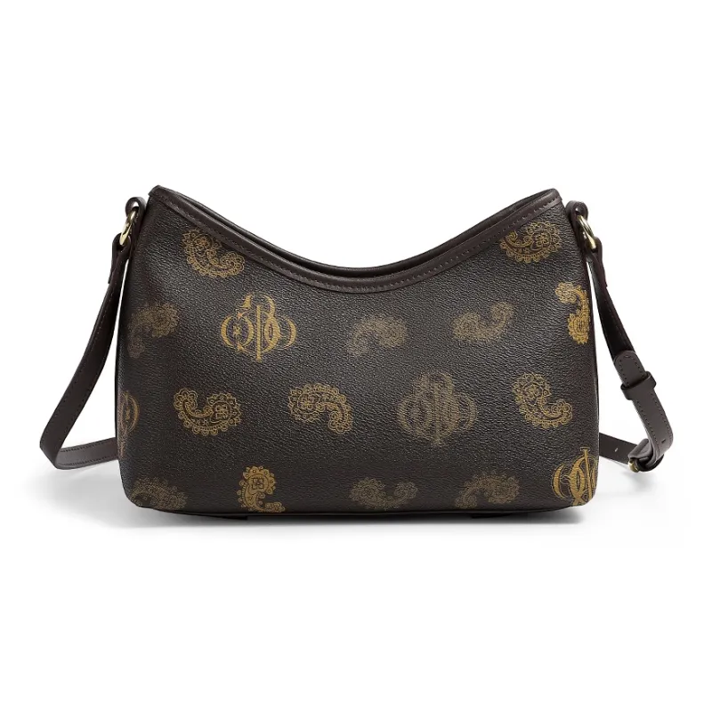 COOGI Synthetic Leather Shoulder Bag, Crossbody Bag Women's Brown/Khaki-3