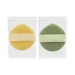 Waterdrop Facial Cleansing Pads[Green 1 Pc+Yellow 1 Pc]