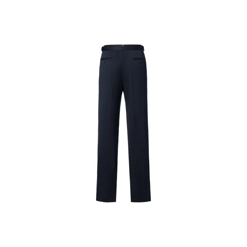 Zegna FW22 Casual Pants Men's Navy Blue-1