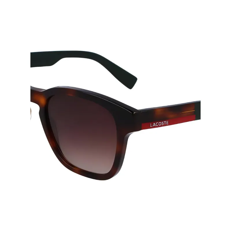 LACOSTE Acetate Square Sunglasses Unisex Tortoiseshell-1