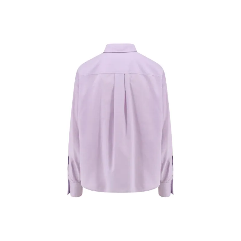 Brunello Cucinelli Logo Embroidered Oxford Shirt-1