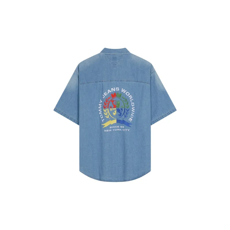 Tommy Hilfiger Shirt Men's Denim Blue-1