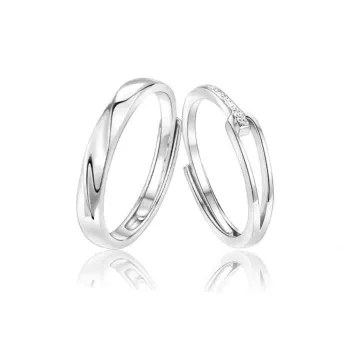 GUDUD S999 Fine Silver Rings Unisex