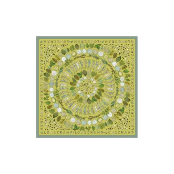 LONGCHAMP Silk Scarves Women's Green