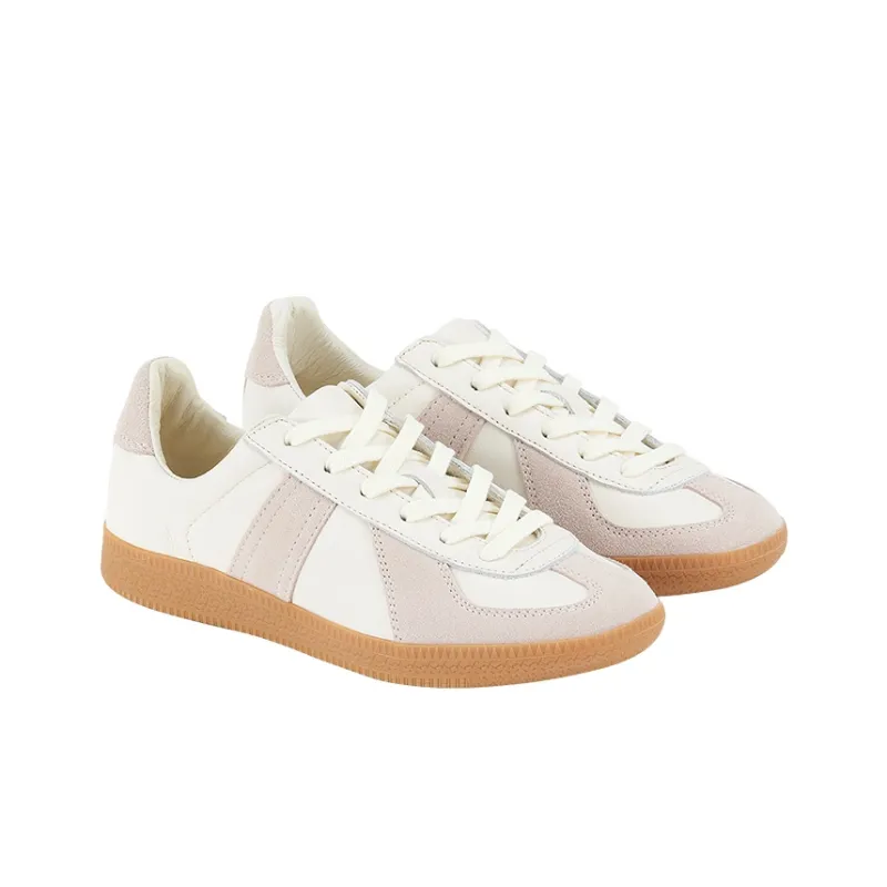Norman Walsh Cushioning Low Top Skateboard Shoes Unisex Beige Pink-3