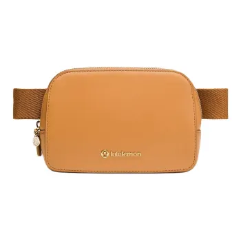 Lululemon Everywhere Leather One Shoulder Crossbody Fanny Pack Men's Chestnut Brown