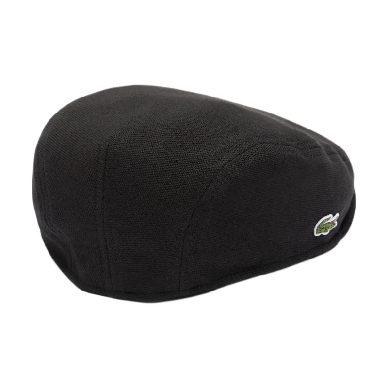 LACOSTE Logo patch Beret Hat-1