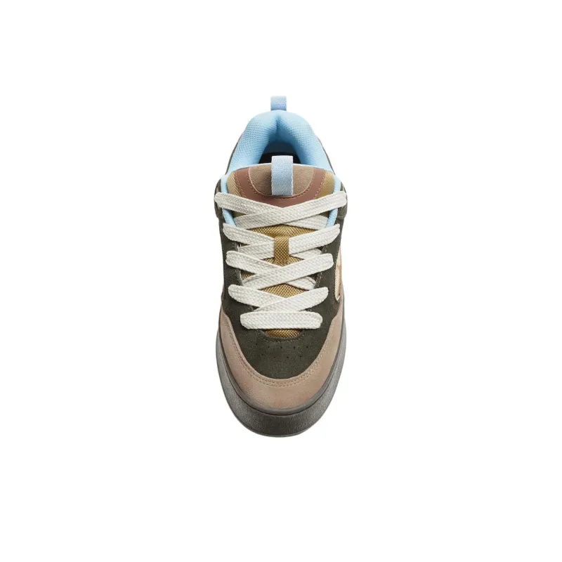 ZARA Low Top Skateboard Shoes Men's Brown-2
