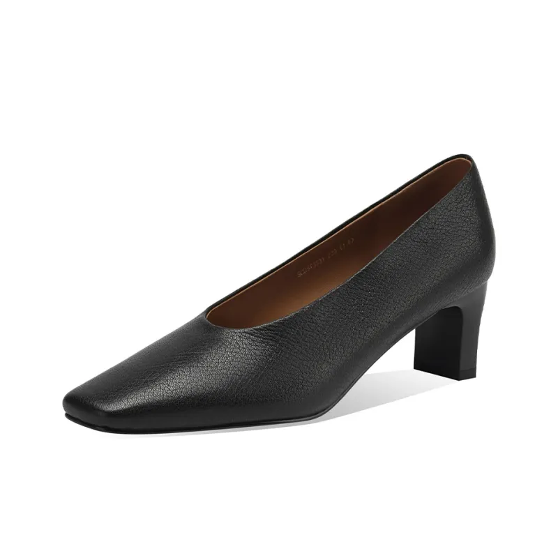 Rosa Bianca Chunky Heel High Heels 5.6cm Women's-7