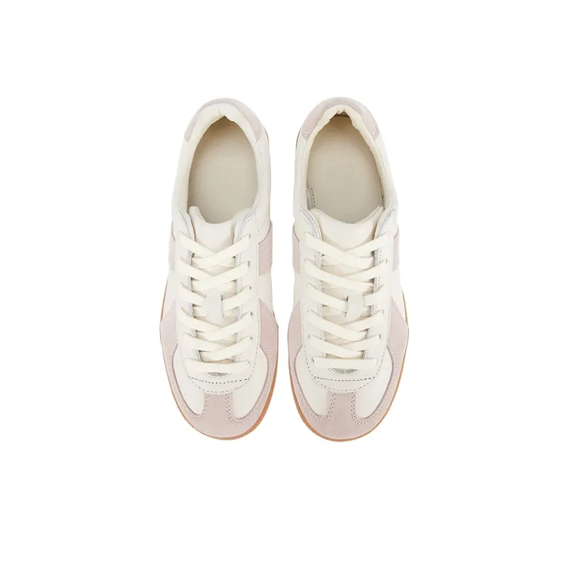Norman Walsh Cushioning Low Top Skateboard Shoes Unisex Beige Pink-4