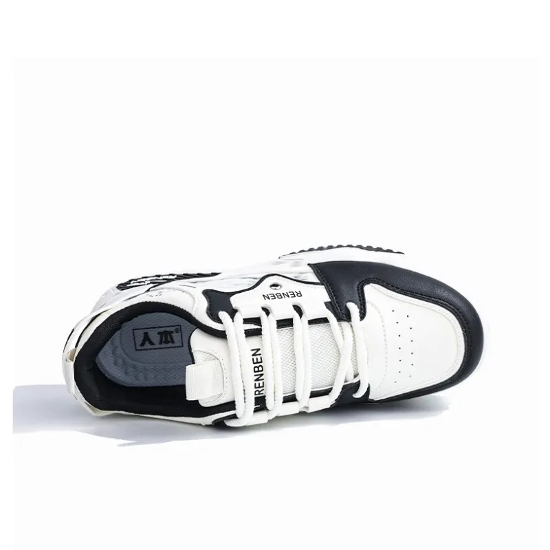 RENBEN Anti-Slip And Wear-Resistant Height Increasing Low-Top Skateboard Shoes Men's-13