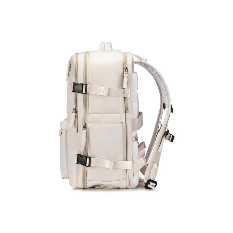 HLA Polyester Backpack Tubas Unisex White/Black/Mint Green-10