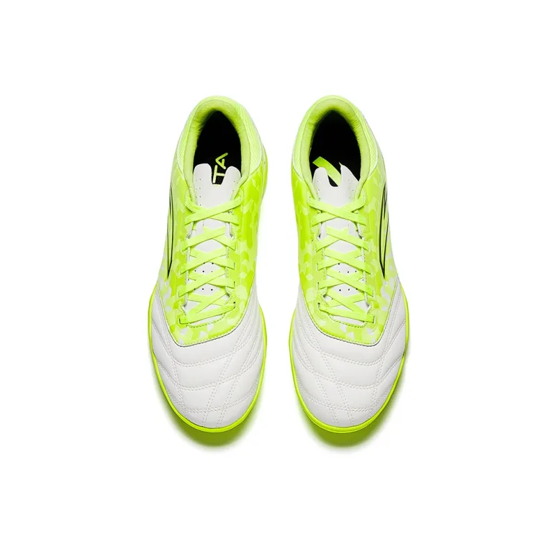 Anta TF Rubber Broken Studs Abrasion-Resistant Slip-Resistant Soccer Shoes Men's White Green-2