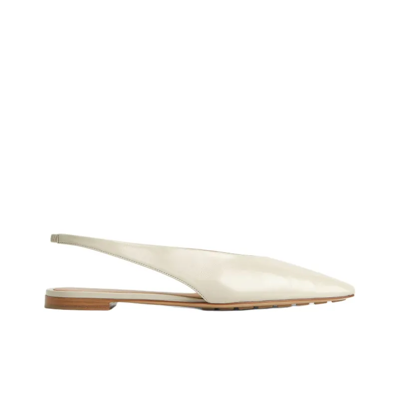 Bottega Veneta Sofia Casual Single Shoes Women's White-1