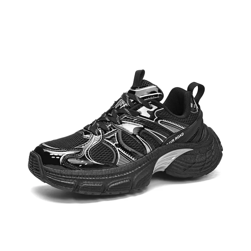 ZOIBBOE Cushioning, Slip Resistant, Abrasion Resistant, Height Increasing Low Top Chunky Sneakers Unisex-7