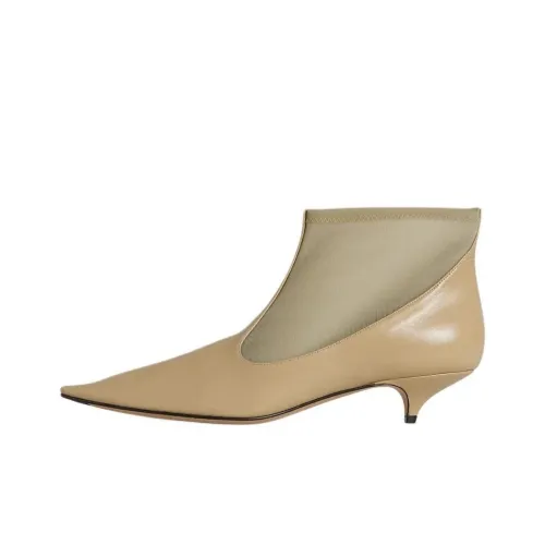THE ROW Mesh Ankle Boots Women's Beige