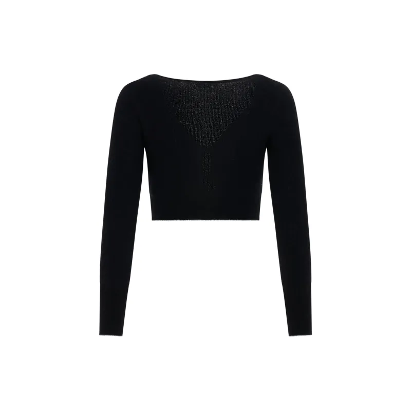 Jacquemus Crop Tops Women's Black-1