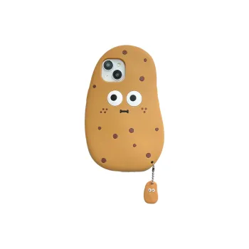 Beams Silicone Material Little Potato Fun Creative Cute Phone Cases Compatible With IPhone 16/15/14/13/12/11/Pro/Max