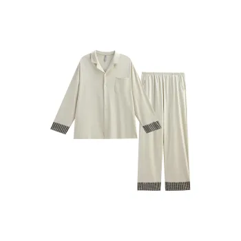 Same Language Pajama Set Men's White Paper