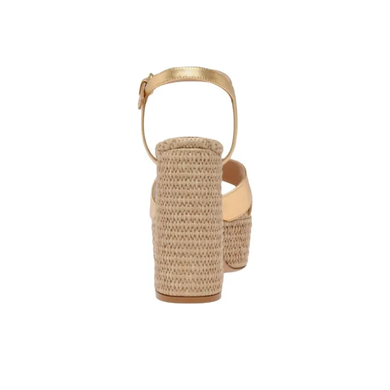 GIANVITO ROSSI Bebe Strap Sandals 7cm Women's Gold-4