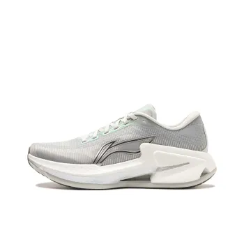 LiNing Liuliu 8 Cushioned Slip Resistant Abrasion Resistant Low Top Running Shoes Men's White Gray
