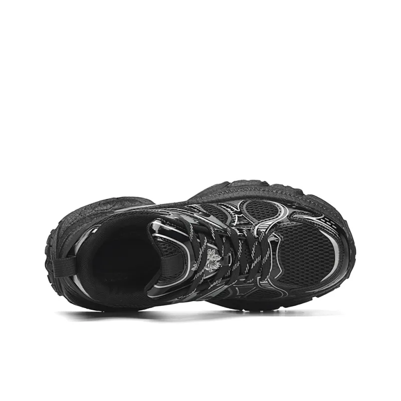 ZOIBBOE Cushioning, Slip Resistant, Abrasion Resistant, Height Increasing Low Top Chunky Sneakers Unisex-9