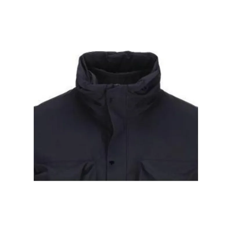 C.P.Company Logo Printed High Neck Windbreaker-1
