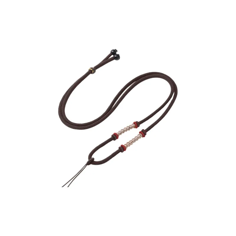 Moon Jewelry Braided String Necklaces Unisex-0