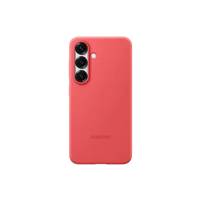 SAMSUNG Silicone Material Fashion Comfortable Silky Soft Phone Cases Compatible With Galaxy S25 Collection Solid Color-13