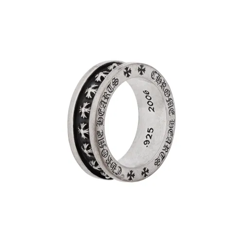Chrome Hearts 925 Sterling Silver Rings Unisex Silver
