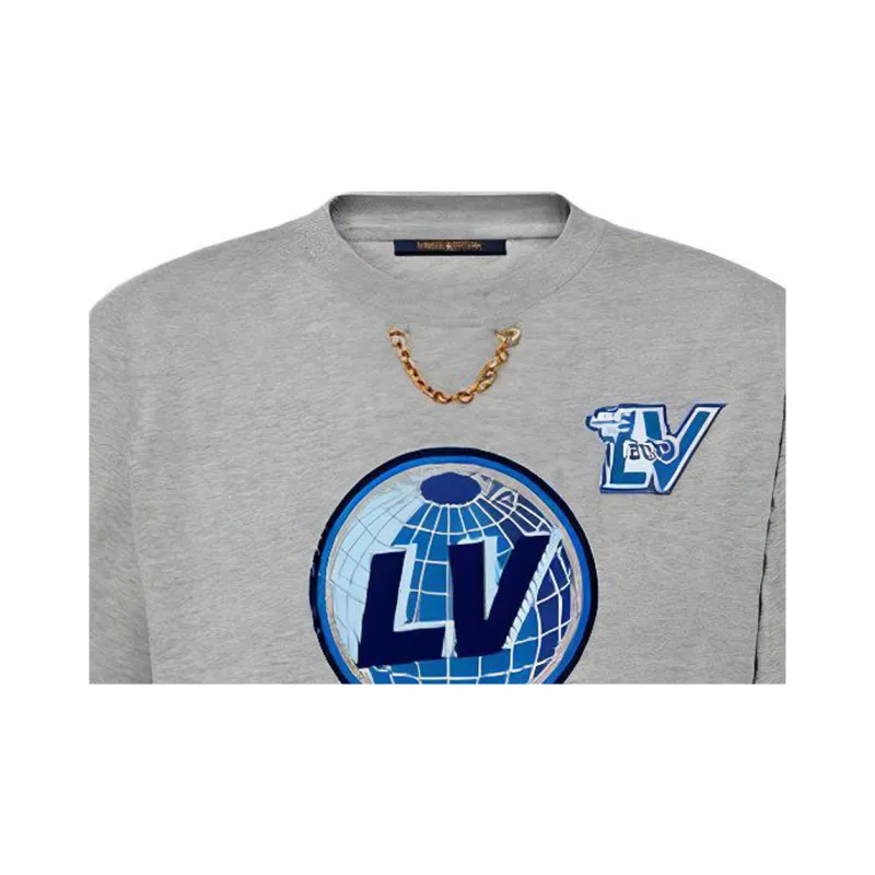 LOUIS VUITTON Regular T Shirt Women's Gray-3