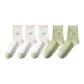 White Bunny*3 Light Green 2 (Shopping Bag Included)