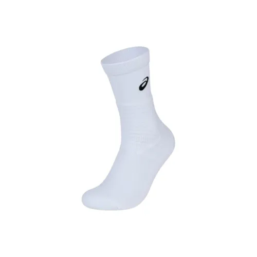 Asics Mid Calf Socks Unisex 1 Pack White