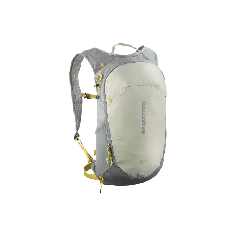 SALOMON Polyamide Outdoor Mountaineering Bag Backpack Unisex Gray & Green-0
