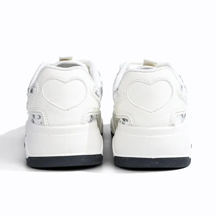 RENBEN Anti-Slip And Wear-Resistant Height Increasing Low-Top Skateboard Shoes Women's-14
