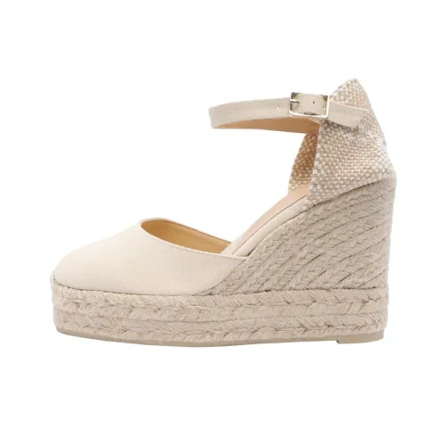 Castañer Carol Wedge Heel High Heels 11cm Women's White
