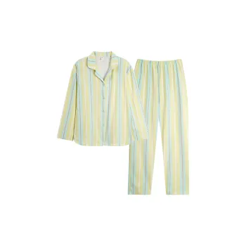 MIIOW Trend Party Series Pajama Set Women's Yellow Green