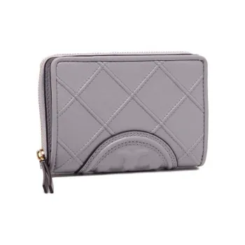 TORY BURCH Nappa Leather Wallet Regular Women's Gulf Gray