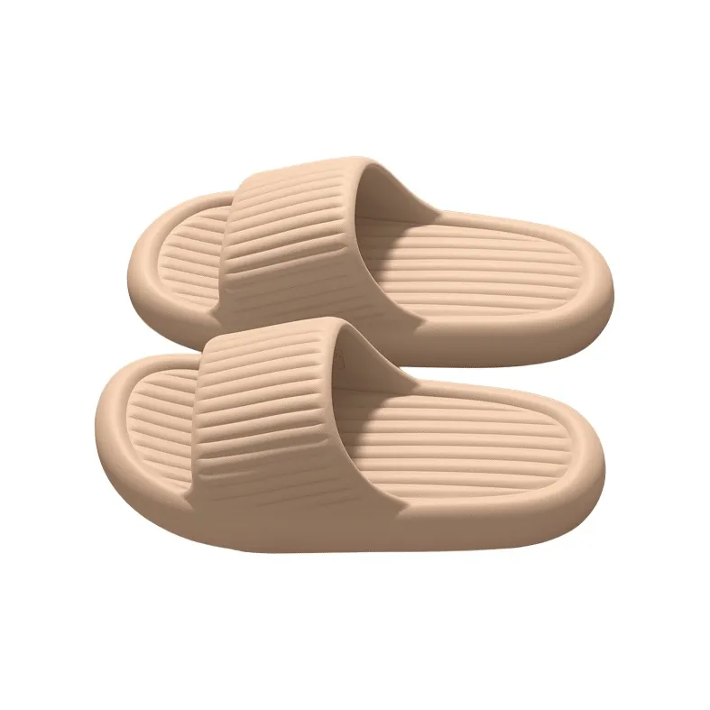 LUNNIFEIYA Squashy And Bouncy Feeling Slippers, Home Indoor Quiet Slip Resistant Platform, Odor Free EVA Home Slippers-10