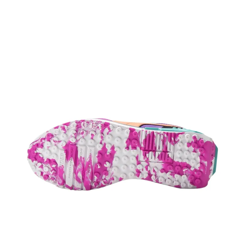 PUMA City Rider Anti Slip Wear Resistant Low Top Casual Shoes Women's White Fuchsia Red-4