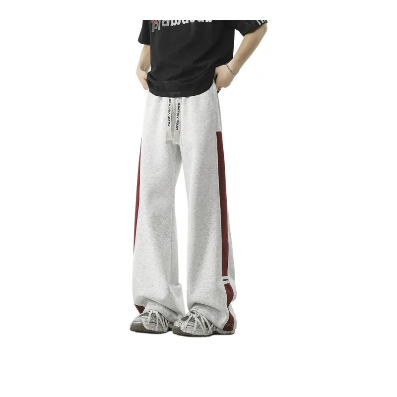 FAKE VINTAGE Knitted Sports Pants Unisex-6