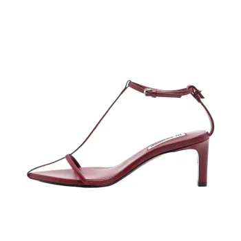 JIL SANDER Strap Sandals 6.5cm Women's Red