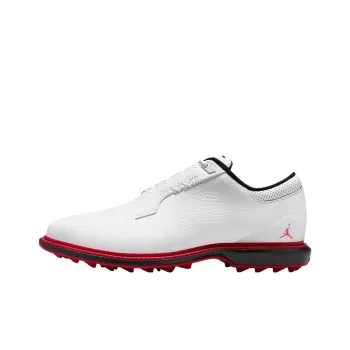 Jordan ADG 5 Anti Slip Wear Resistant Low Top Golf Shoes Unisex White Loose Fit