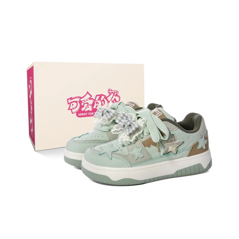 Lovely You Wear-resistant And Lightweight Low-Top Skateboard Shoes Women's-21